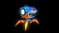 Sci-Fi Spider Bot 3D Model