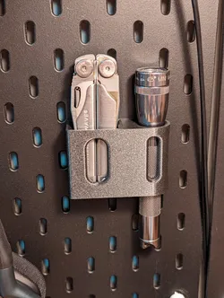 Skadis Leatherman and Mini-Mag holder