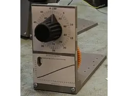 This is a Hobby Radio project for a Variable Air Capacitor with a gear system