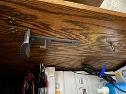 Under desk headphone holder with hook