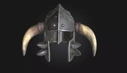 Warriors Horned Helm  Relic of the Fierce 3D model