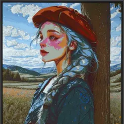 مجاني Sculptures & Artworks STL تنزيل - lithophane Whispers of the Open Field - Antypas