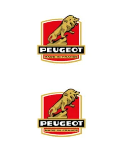 1970's peugeot roadbike headtube decal