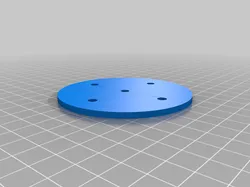 3 x 3 Round Magnetic Base