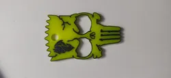 Bart punisher Ac Milan keychain