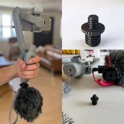 Camera thread to microphone thread adapter