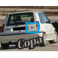 COPA RENAULT SUPER 5 GT TURBO / COPA TURBO REAR EMBLEM ANAGRAM LOGO BADGE