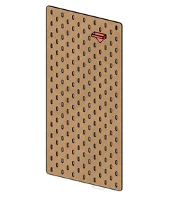 DIY Skadis pattern Pegbord and Inserts (dxf lasercut file incl.)