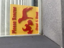 Dog Rescue Sign