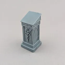Elven bust & miniature stand