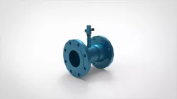 Flange full bore ball valve 3D print model