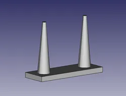 FreeCad Stringing Calibration Test Towers