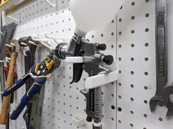 HVLP Paint Gun Peg Board Holder