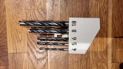 Ikea Skadis Drill Bit Holder (10, 8, 6, 5, 4 mm)