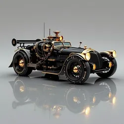 Imperial Steampunk Roadmaster – 3D Printable OBJ Model