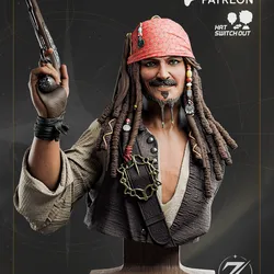 JACK SPARROW BUST 3D PRINT