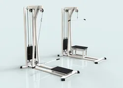 Lat Pulldown and Low Row Combo Machine