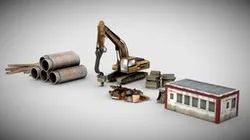 Low Poly Construction Assets