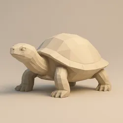 Mary River Turtle Low Poly 3D Model – Rare Australian Reptile Sculpture for 3D Printing