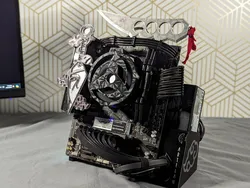 mATX PC Stand Remix w/GPU support (200mm max)