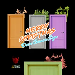 MERRY CHRISTMAS - Door Corner Sign (7 models)