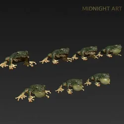 Other STL Download - Realistic Frog with Inflating Throat | Croaking Frog STLby MIDNIGHT_ART