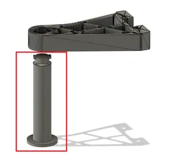 Prusa Enclosure Spool Holder Rod / Arm