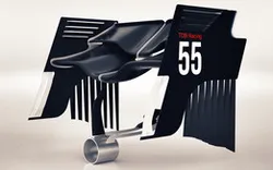 Rear wing.