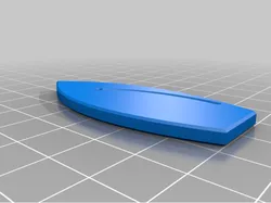 Sail boat keychain
