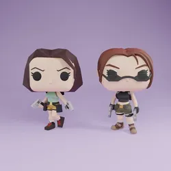Sculptures & Artworks STL Download - Funko Lara Croftby Osiris 3D