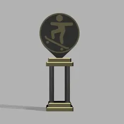 🛹 Skateboarding Trophy – Ride the Glory