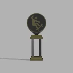 🛹 Skater’s Pride Trophy – Born to Roll