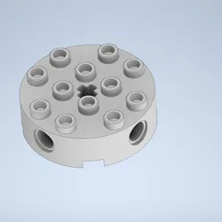 Stone 4x4 round with holes