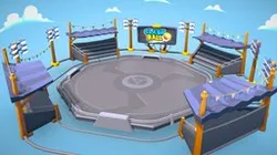 Arena stadium clashball lowpoly
