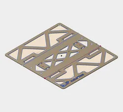 Bike packing fork cage