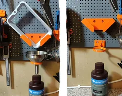 Biltema Pegboard Resin Vat Drip Holder