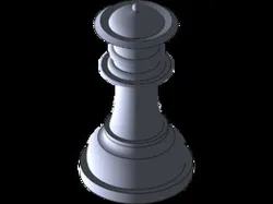 Chess queen piece