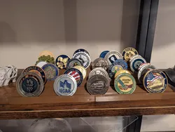 Coin Display Shelf