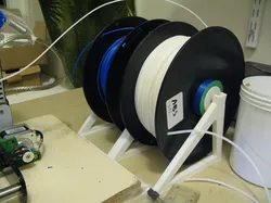 Dual spool/reel rack/holder