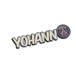 First name LED TO ASSEMBLE Yohann PSG