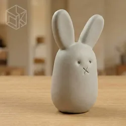Fișiere pentru imprimante 3D | Fișier 3MF | Minimalist Bunny Decoration