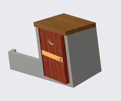 Lack Outhouse Clip-On Storage