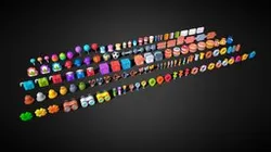 Low Poly Cartoon Item Pack 2 - 3D