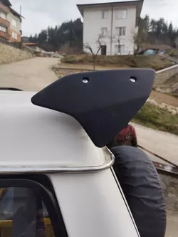 Mitsubishi Pajero spoiler enplate 3D print model