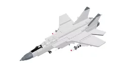 MocBricks3D - Lego MIG-31 Foxhound Jet Fighter Aircraft 3D print model