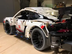 New  rims, tires and headlights for LEGO Porsche RSR