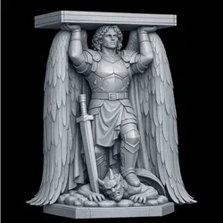 Other STL تنزيل - São Miguel com a espada pisando no mal. - Cecil Weiss