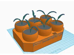 Pots for seedlings in the shape of eggs, standard 6 pieces rip by mcka3ax