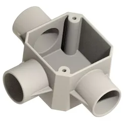 Premium Tee Junction Box 3D print model