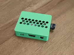 Raspberry Pi 3A+ Case (Snap Fit, No Supports, No Screws, Vent Holes)